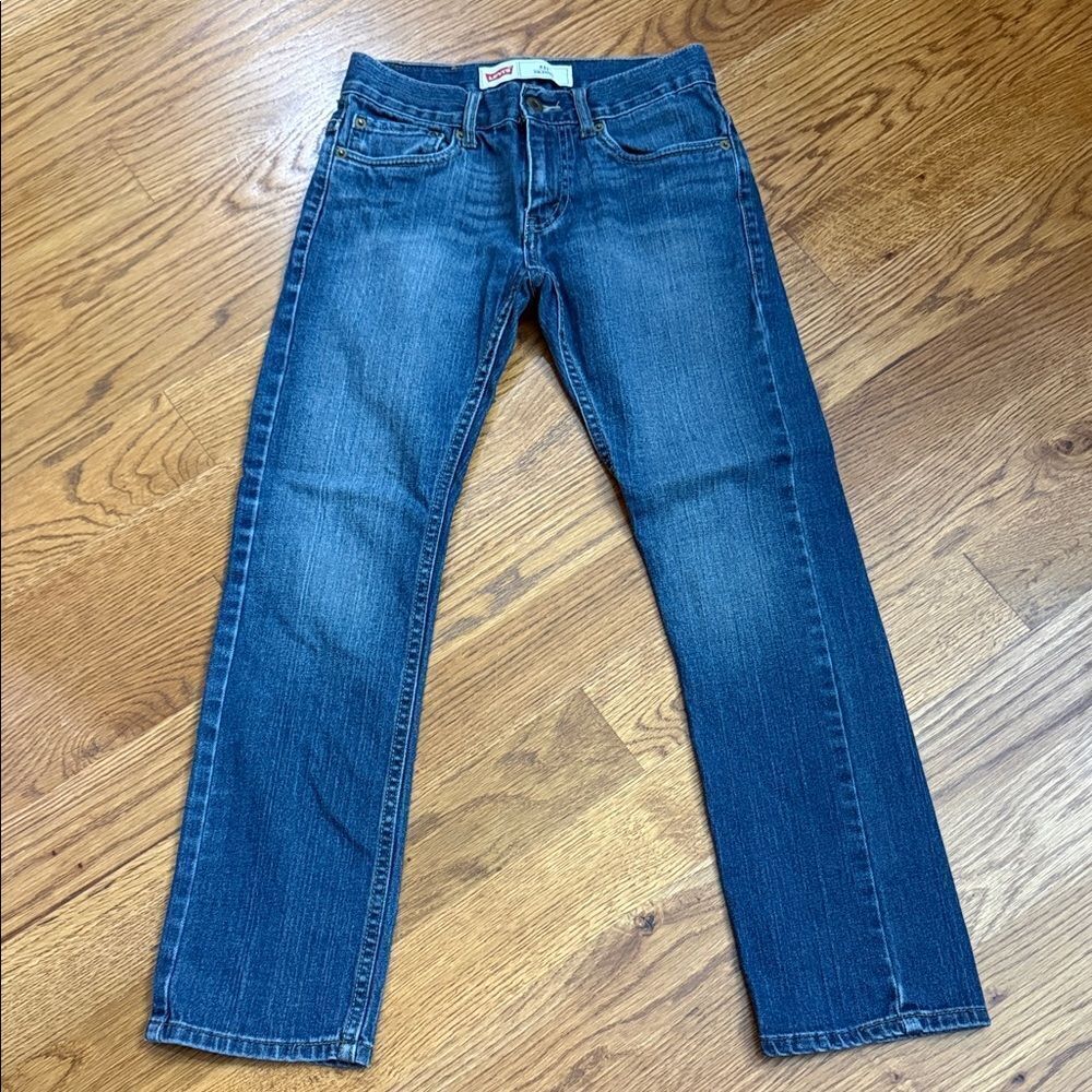 Levi’s 511 Skinny Jeans Youth 12 W28 L26 Medium Wash Blue Denim